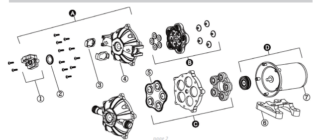 Aqua Pro Pump 320-5100 & 320-5200 Diagram